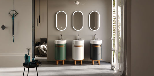 Masal Matt Antracite 42 cm Bathroom Cabinet Set