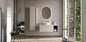 Toledo Matt White 100 cm Bathroom Cabinet Set
