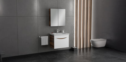 Smile Baroq / Matt white 65 cm Bathroom Cabinet Set