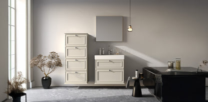 Stella Matt Silk Grey 70 cm Bathroom Cabinet Set