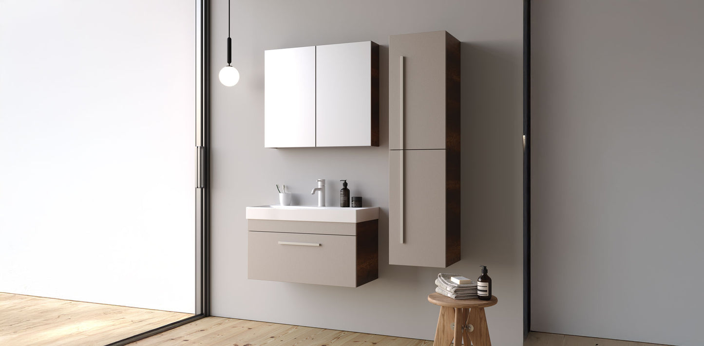Malta Baroq / Daphne 80 cm Bathroom Cabinet Set