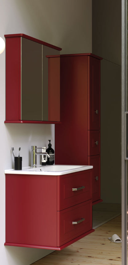 Terra Matt Silk Grey 60 cm Bathroom Cabinet Set