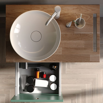 Arma Matt Dark Green 80 cm Bathroom Cabinet Set