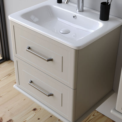 Terra Matt Cherry 80 cm Bathroom Cabinet Set