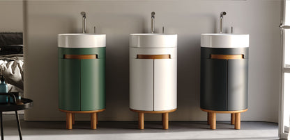 Masal Matt Antracite 42 cm Bathroom Cabinet Set