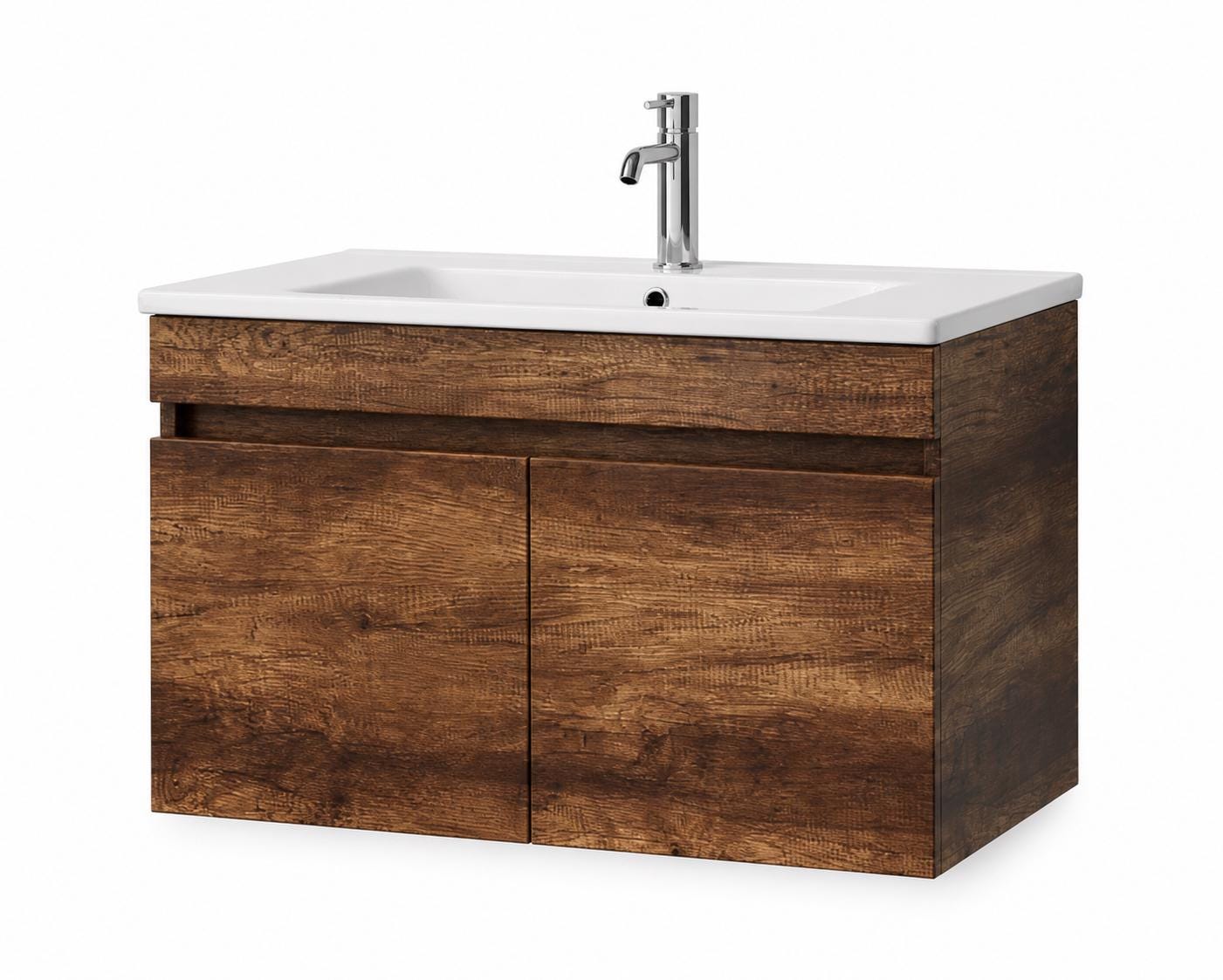Defne 85 cm Baroque Bathroom Cabinet Set or Single Options- Ready to Install, Pre-Assembled, Wall Mounted